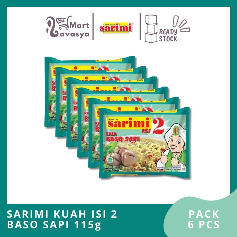 

SARIMI KUAH ISI 2 BASO SAPI 115g - 1 PACK (6PCS) - KOTA BANDUNG - LAVASYA MART