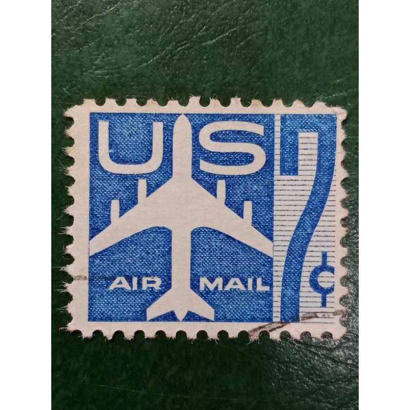 

Prangko USA 7 Cents Air mail Tahun 1958 USED