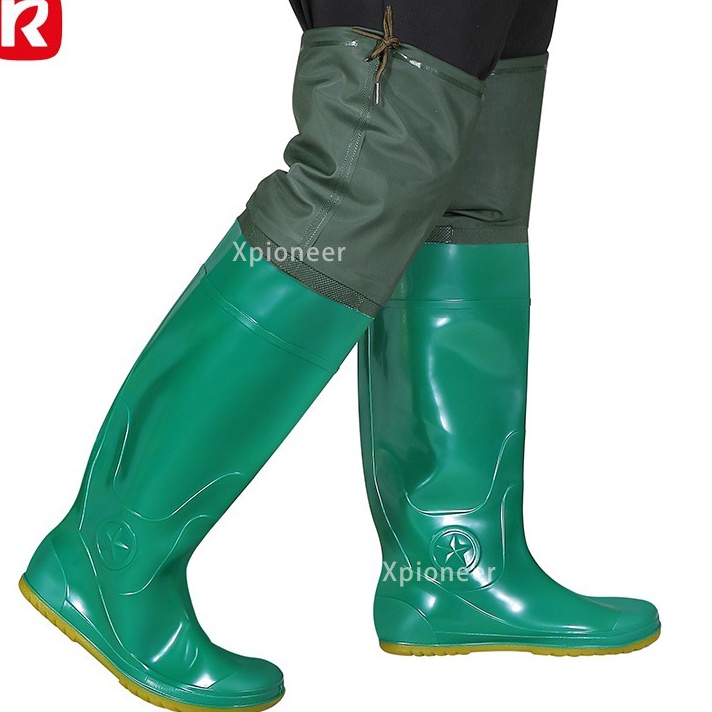 Sepatu Boot Karet Petani Sawah Panjang Pria Anti Air Keong Kebun Nelayan Mancing bot