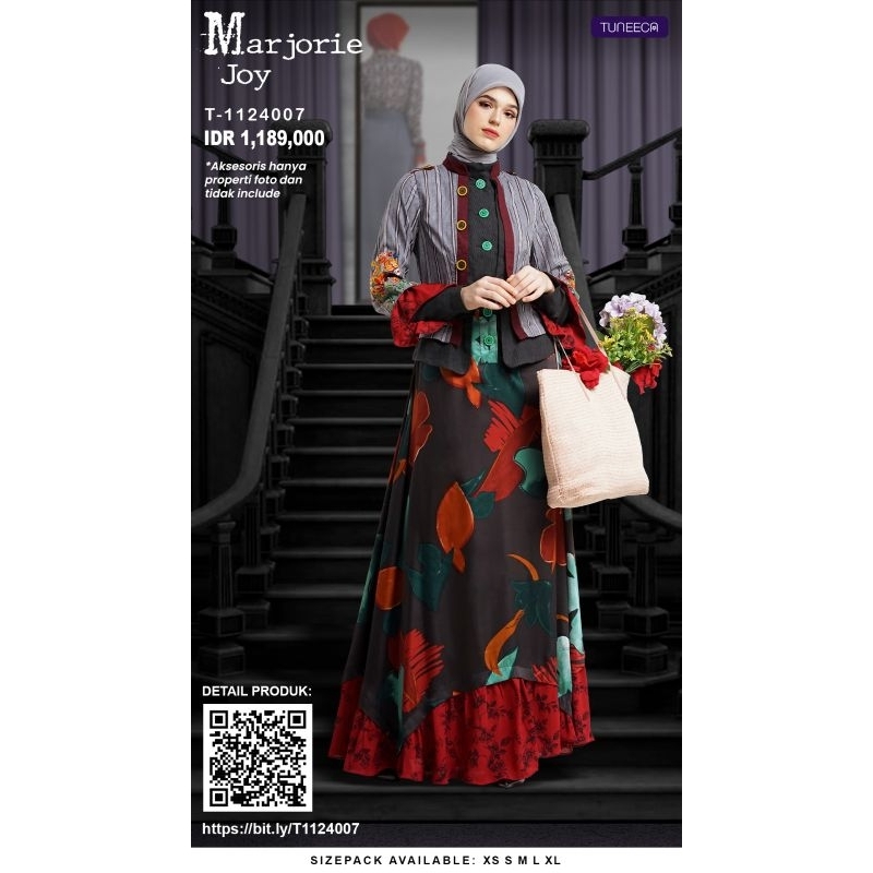 Gamis Marjorie Joy T-1124007 edisi ENIGMA by tuneeca