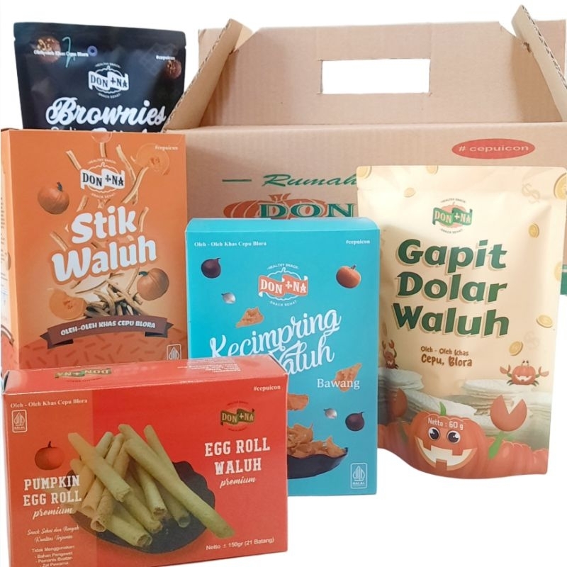 

Hampers Aneka Snack (B) DONNA Healthy Snack Oleh-oleh Khas Cepu Blora