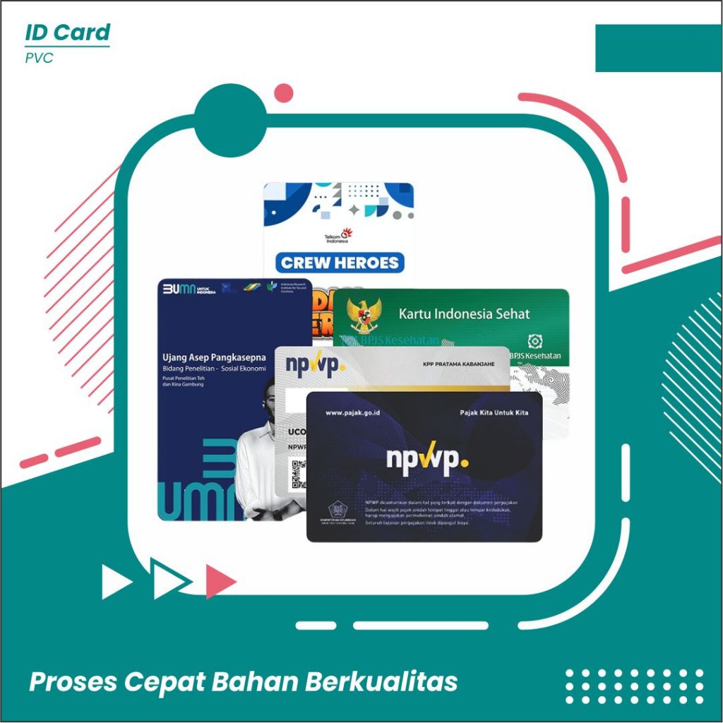 

CETAK ID CARD CUSTOM / ID CARD PVC / KARTU ANGGOTA / NAME TAG