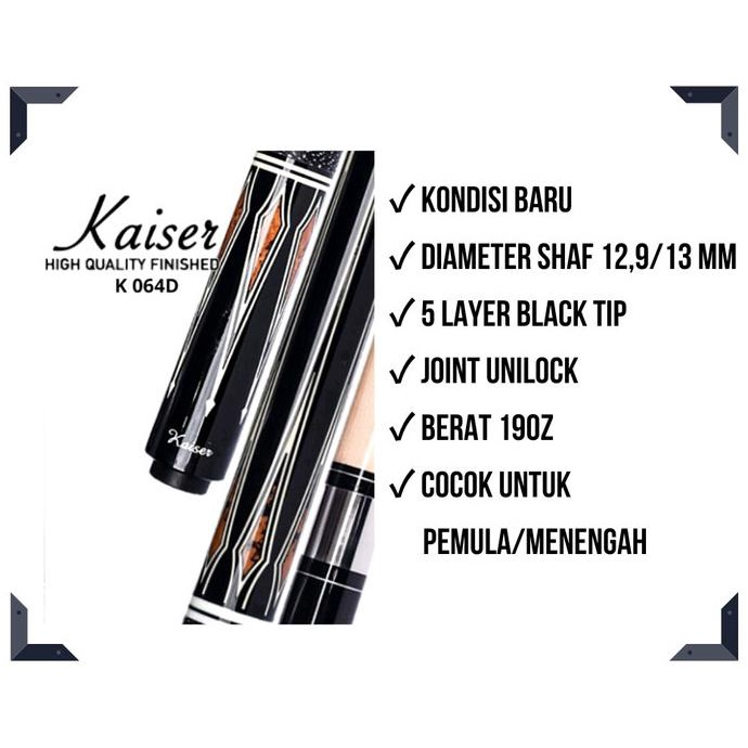 Stik Billiard Kaiser K-064D