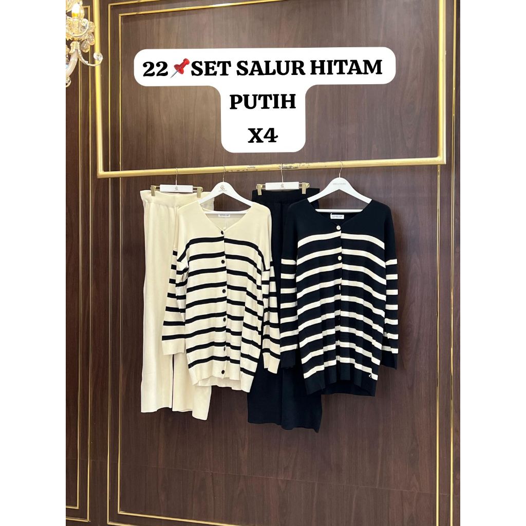 SET RAJUT MOTIF SALUR BY SHELLA SAUKIA