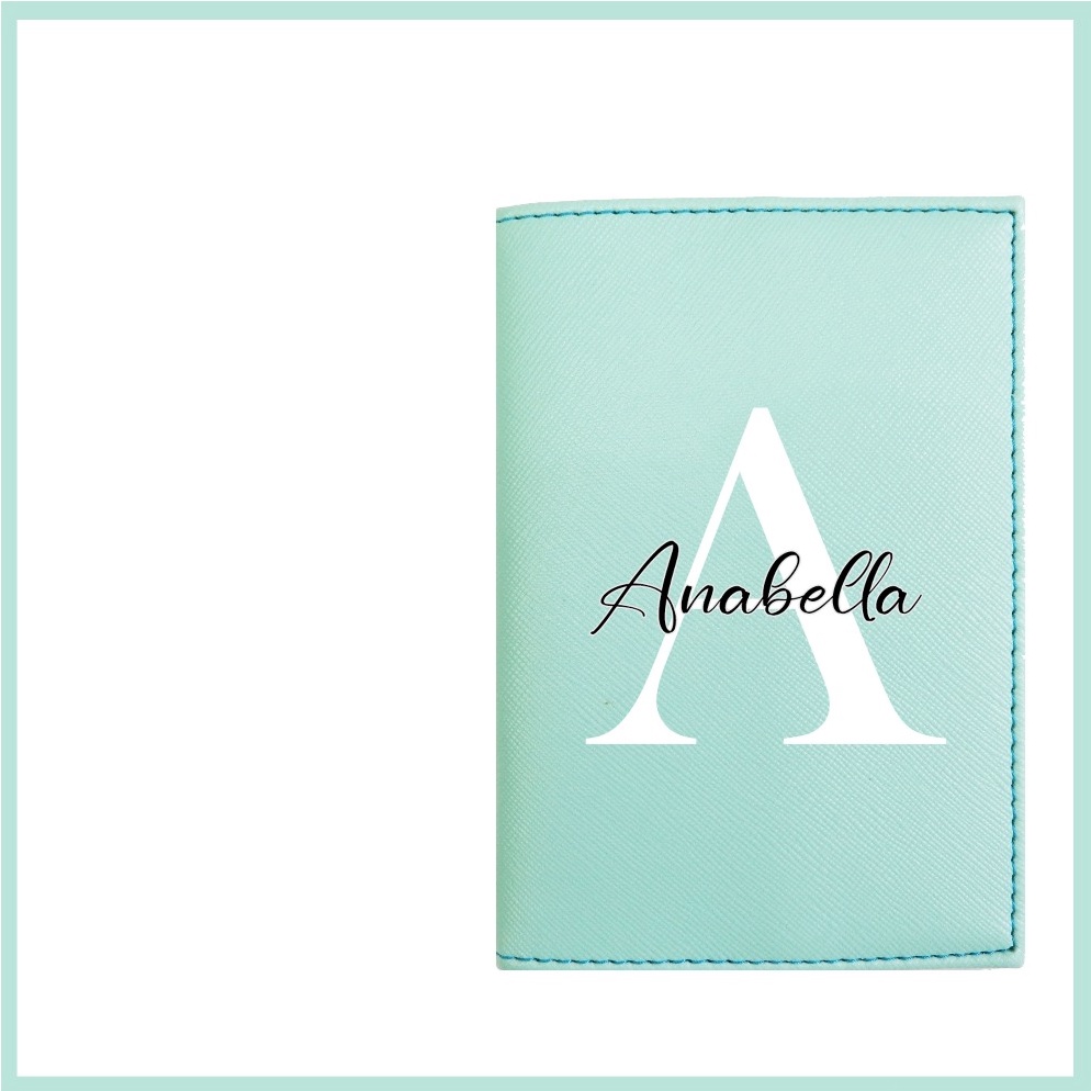 KODE E16T CUSTOM OVERWRITE NAME COVER CASE SAMPUL TEMPAT SARUNG PASPOR PASSPOR PASSPORT HOLDER LEATH