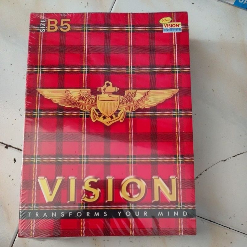 

buku tulis b5 1 pak isi 10 36 dan isi 5 42 halaman merk vision