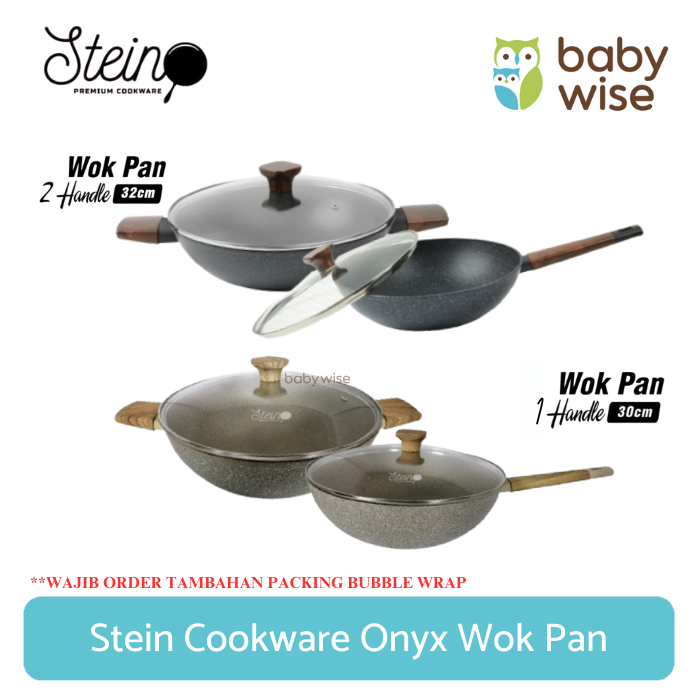 Stein Cookware Onyx Wok Pan - Panci Anti Lengket