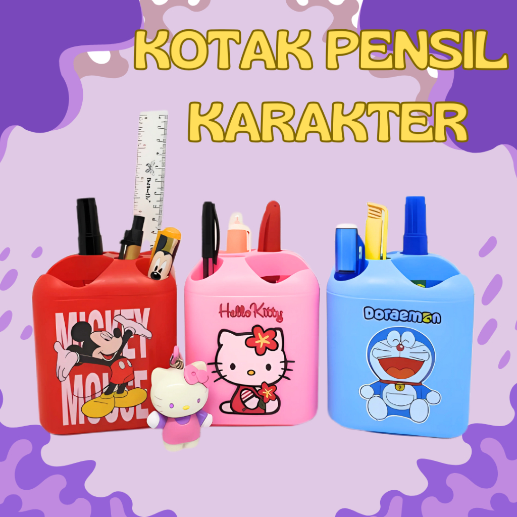 

Tempat alat tulis Kotak Pensil Serbaguna Tempat Pensil Karakter