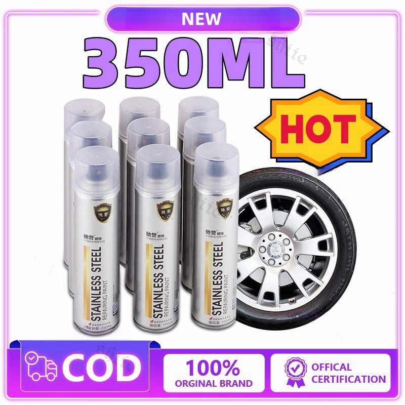 Cat krom mengkilap Cat semprot 350ML cat semprot krom Cat krom murni Cat semprot paduan Anti-penuaan