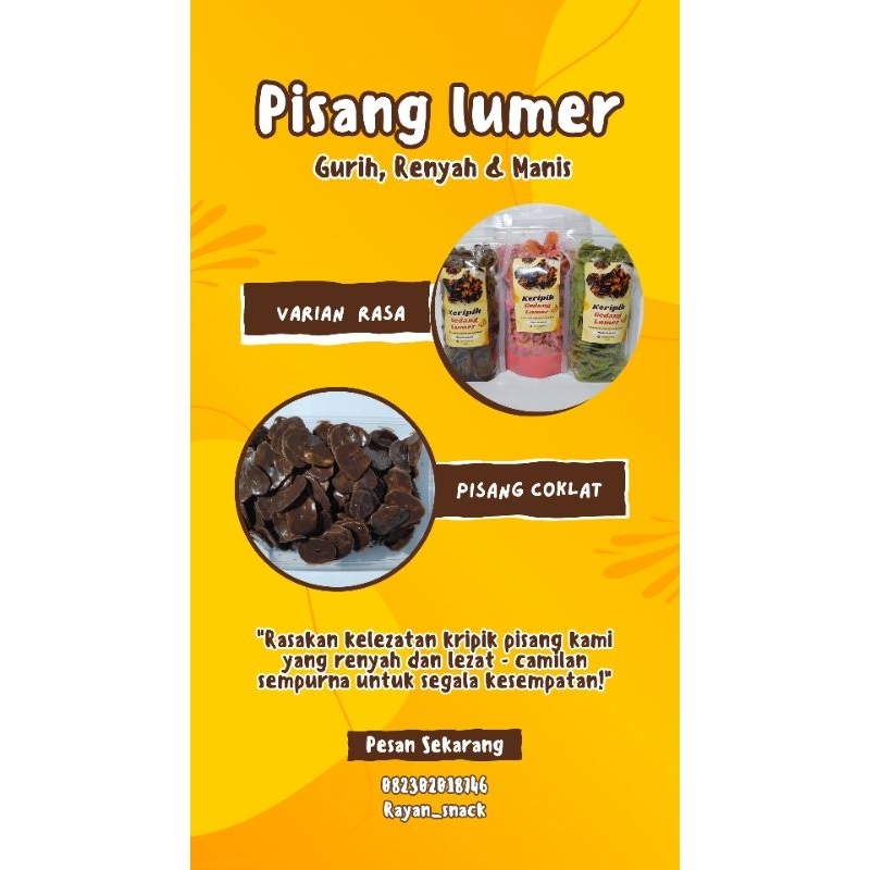 

kripik pisang lumer