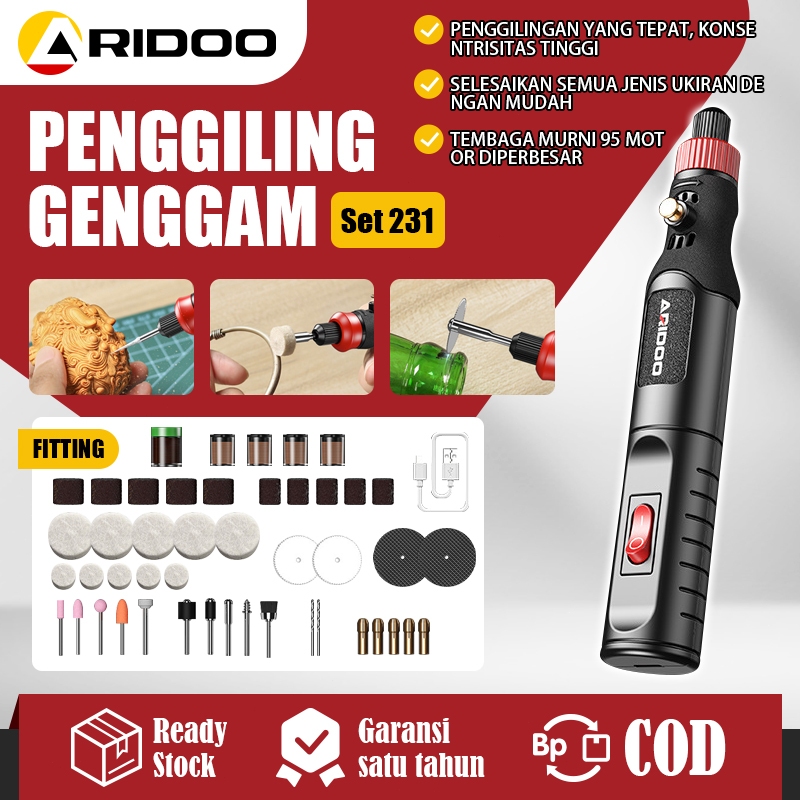 ✨COD✨【2.0Produk baru】Bor Mini Grinder Set Mesin Ukir Poles Gerinda Listrik Alat Ukir Grafir/ Alat Uk