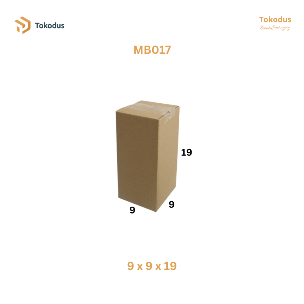 

Kardus Box Packing Tumbler Harga Grosir Dus 9x9x19 cm dus peking polos | Tokodus Buahbatu