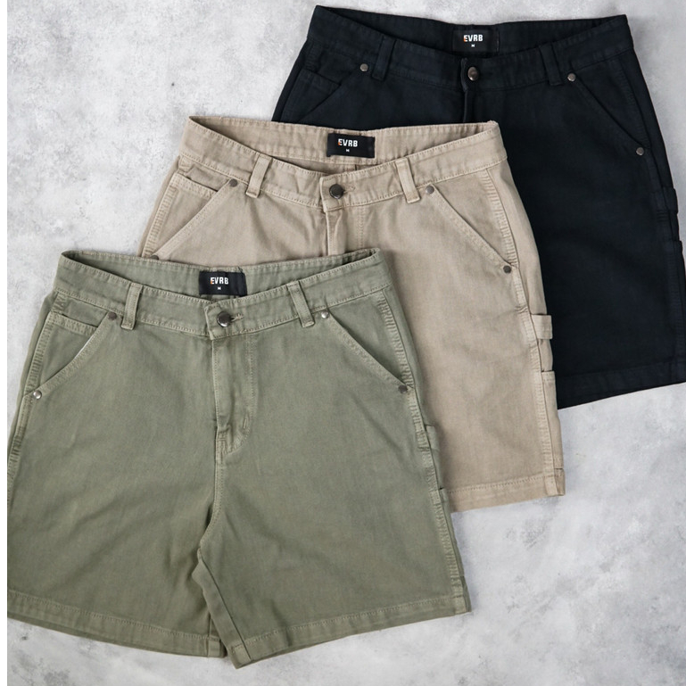 RJ5 EVRB - CARPENTER SHORT CARGO UTILITY , CELANA PENDEK CARGO JEANS - CARPENTER CARGO