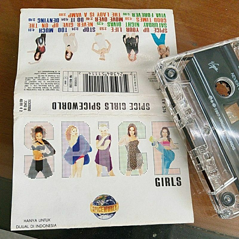 kaset SPICE GIRLS albm Spice World