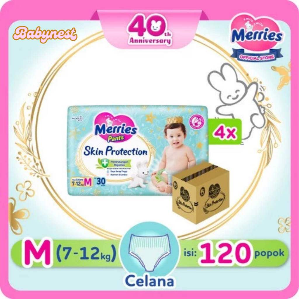 Merries Skin Protection  M30 / Merries Protection M30  / Popok Merries / Merries Popok Protection