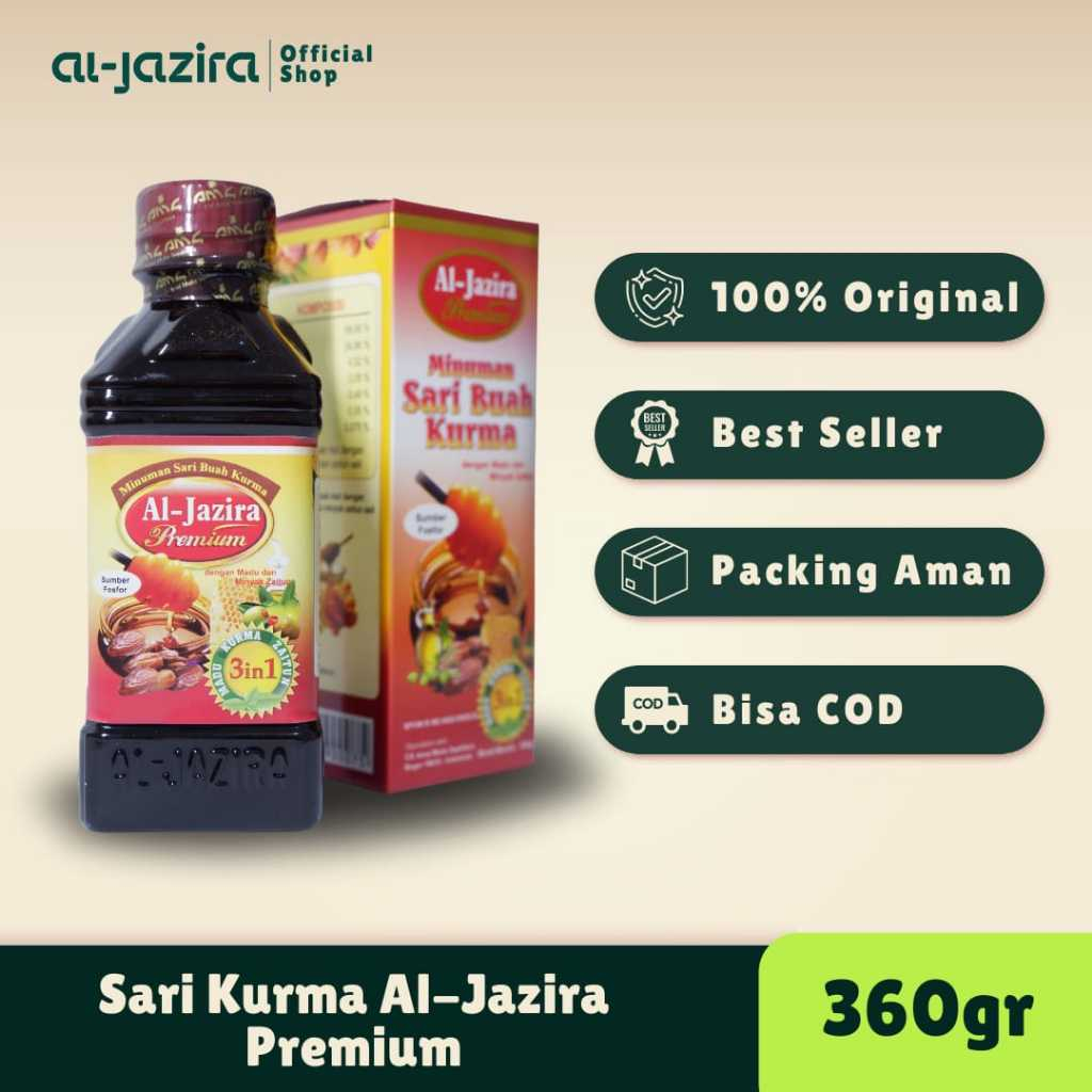 

Sari Kurma Al-Jazira 3 in 1 Plus Madu dan Zaitun