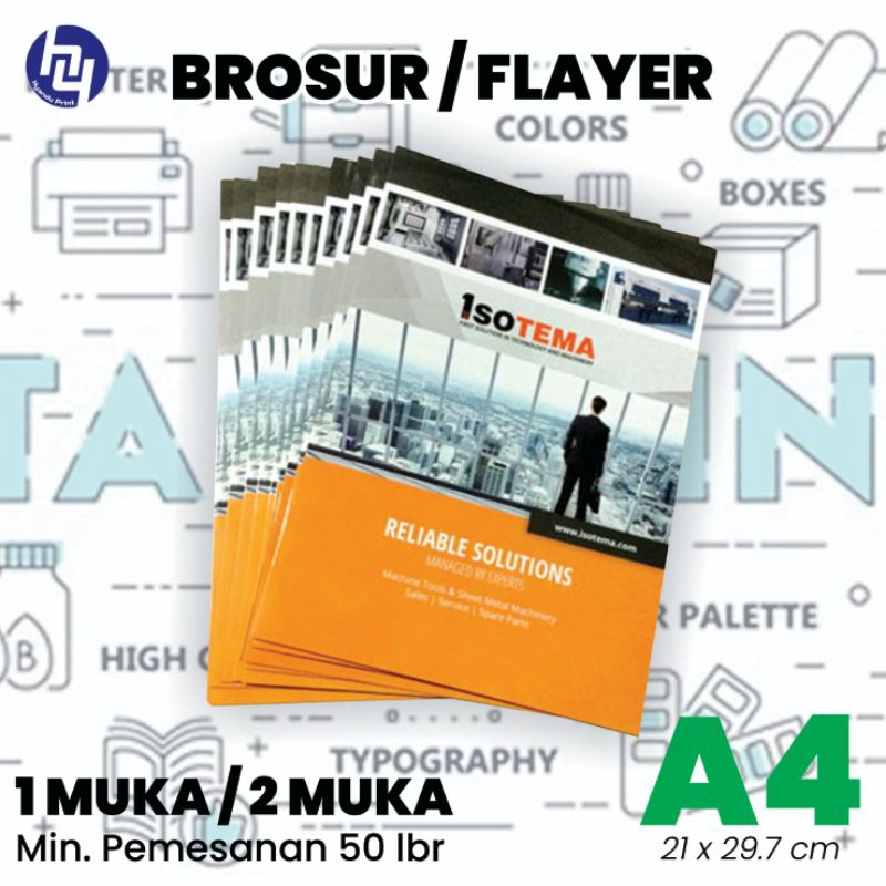 

Cetak Brosur A4 AP 150gr