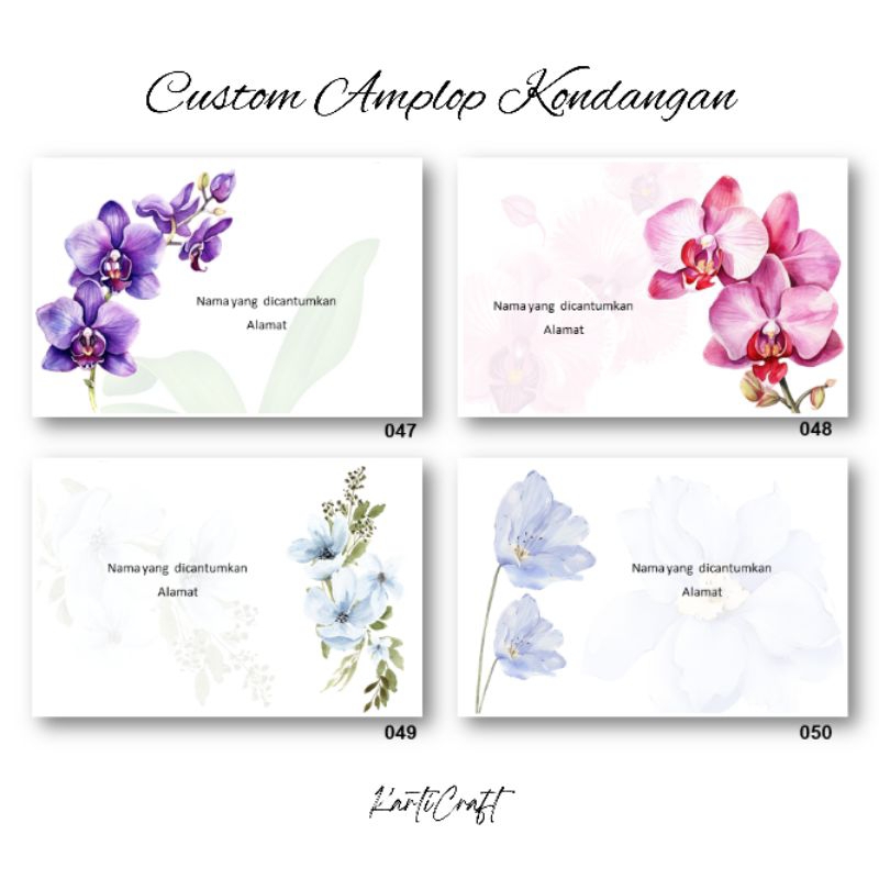 

(50 pcs) Amplop Kondangan Tanggung Sedang / Amplop Sumbangan / Amplop Custom Cetak Nama