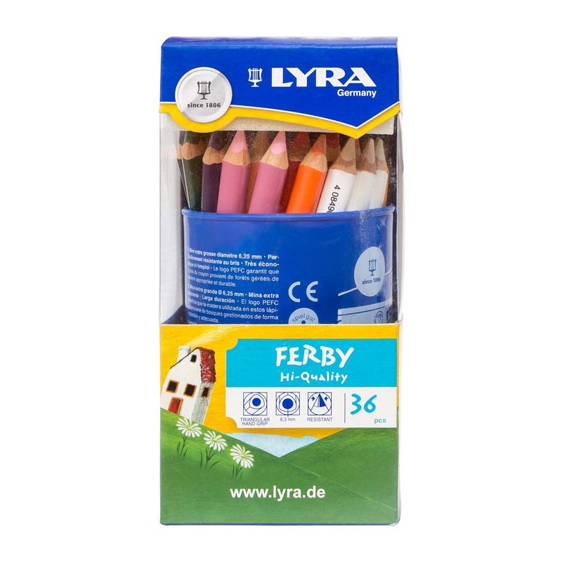 

LYRA FERBY COLOR PENCILS CUP/36