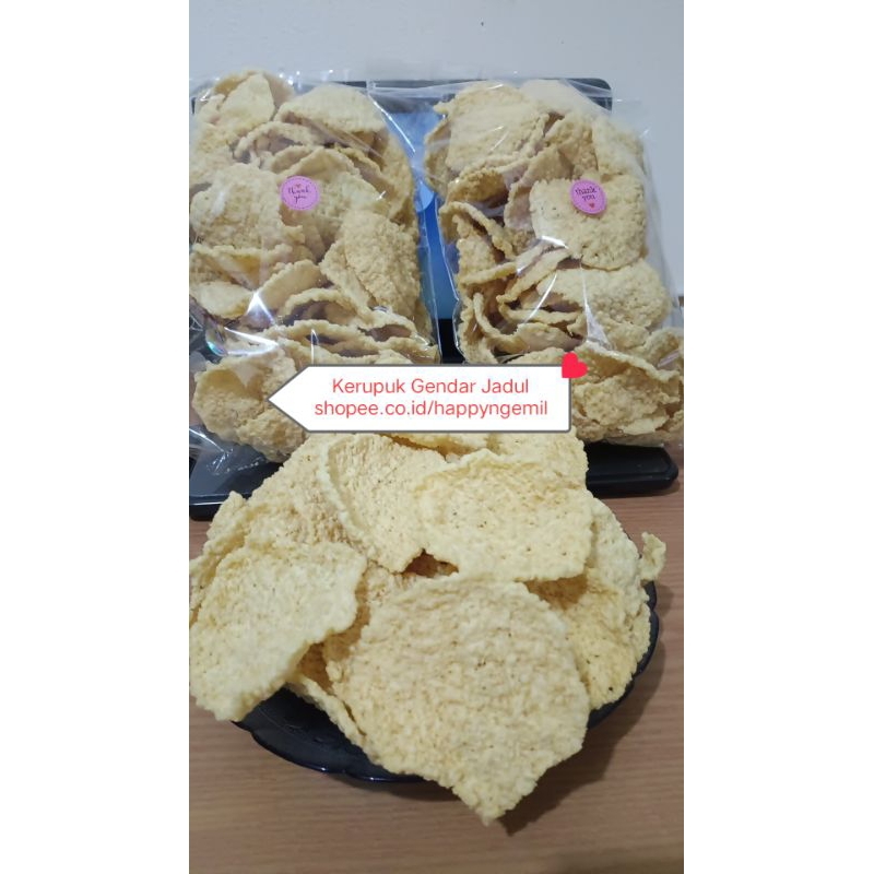 

Happyngemil Kerupuk Gendar Gurih Super Renyah 200gr