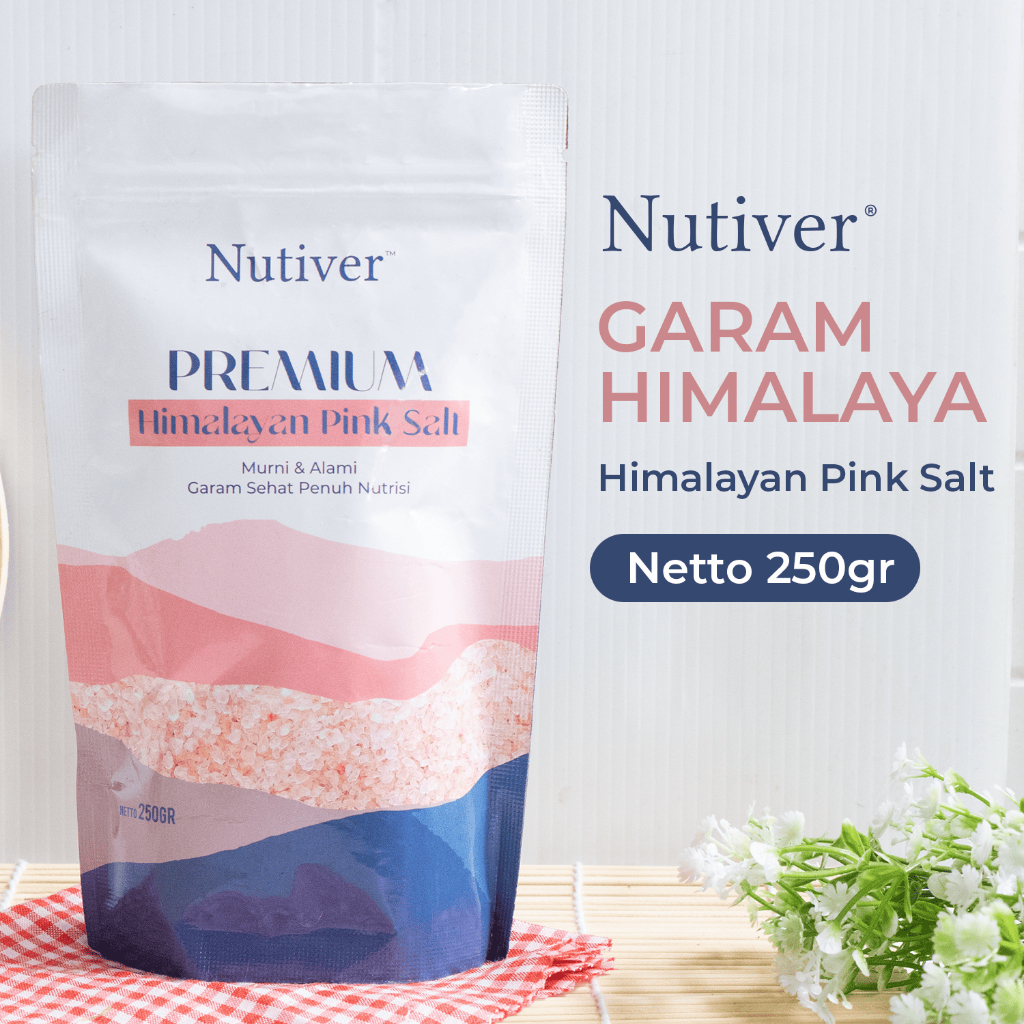 

NUTIVER Garam Himalaya 250gr / Himalayan Pink Salt