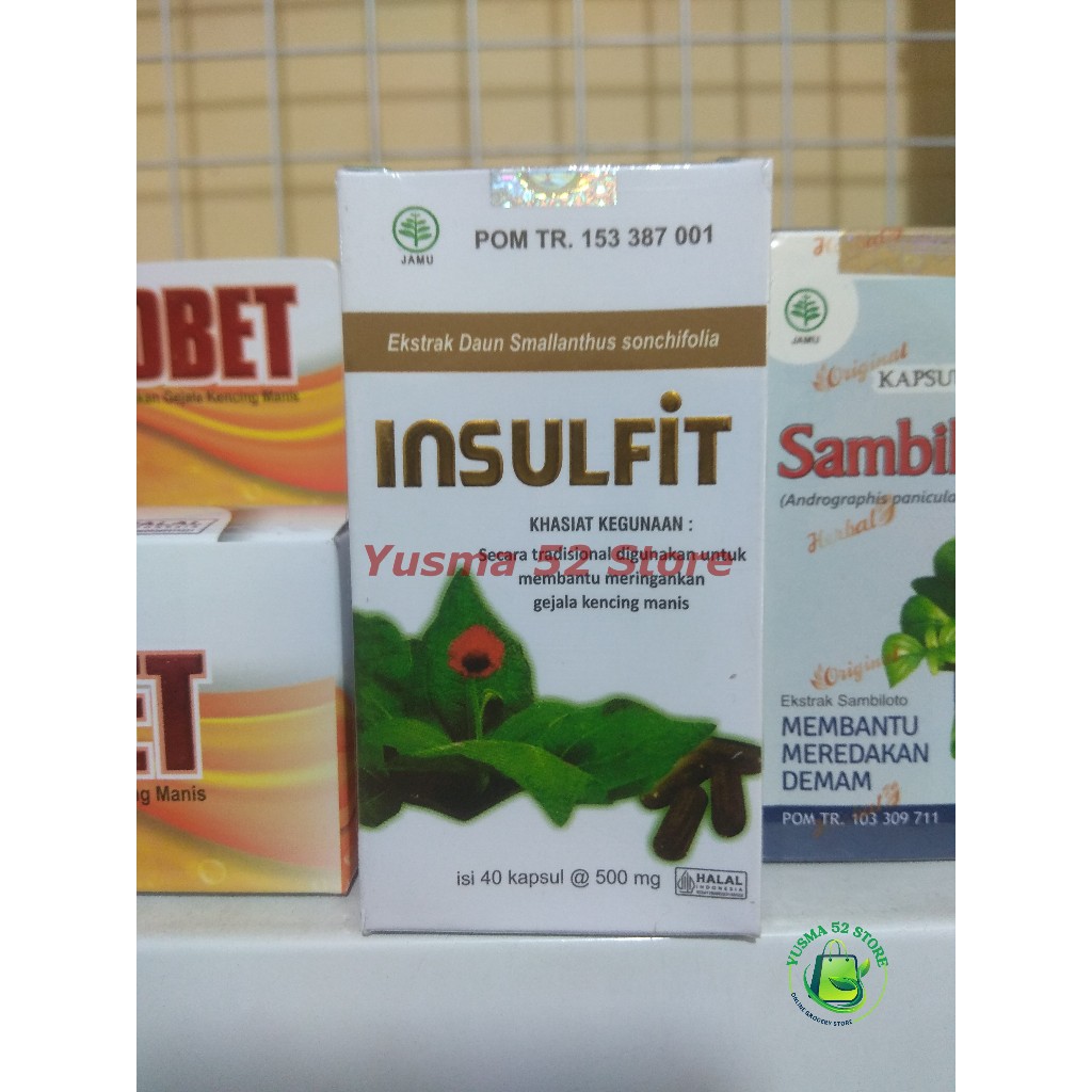 

Insulfit 40 Kapsul | Kapsul Ekstrak Daun Insulin Obat Diabet Diabetes Insulvit