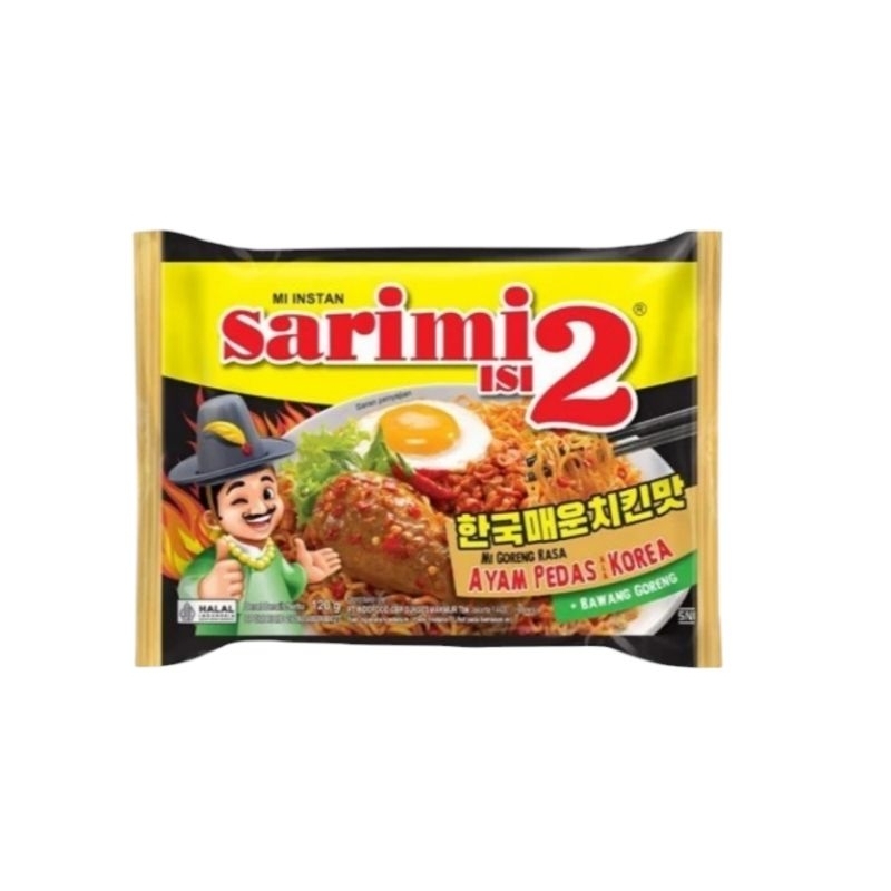 

Sarimi isi 2 Goreng Ayam Pedas Korea 120g