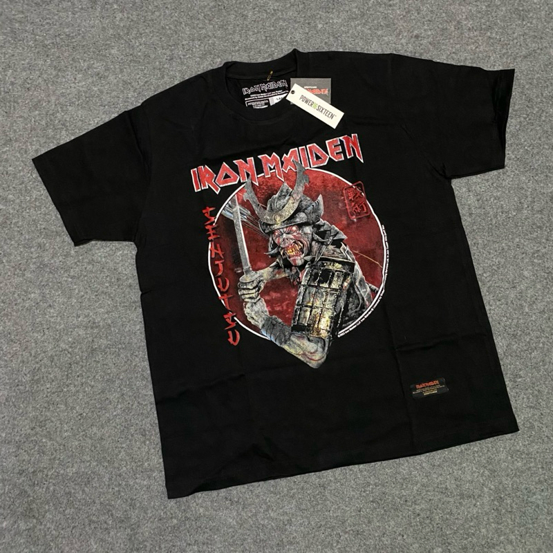 SALE  Kaos Band Iron Maiden x Geoff Max Original Resmiii