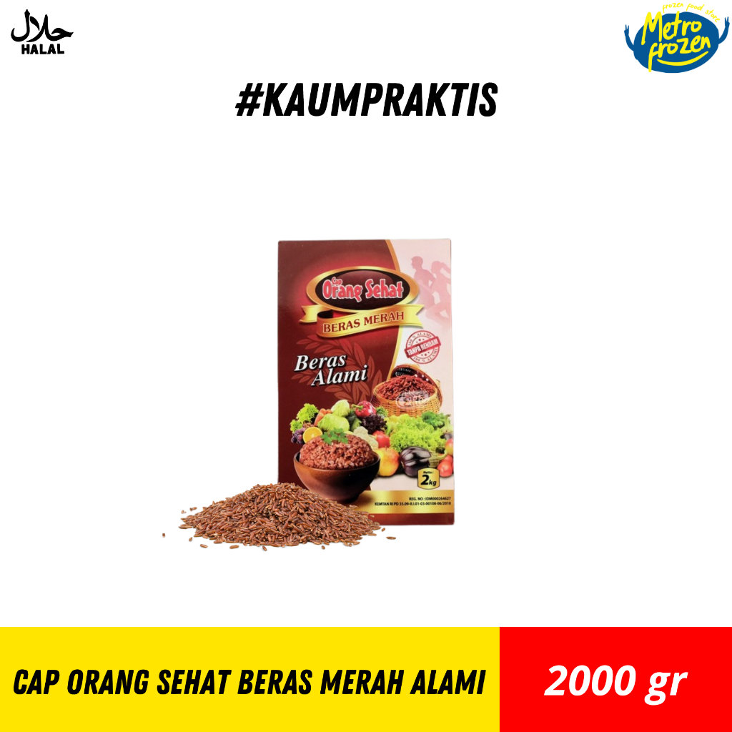 

CAP ORANG SEHAT Beras Merah Alami 2kg