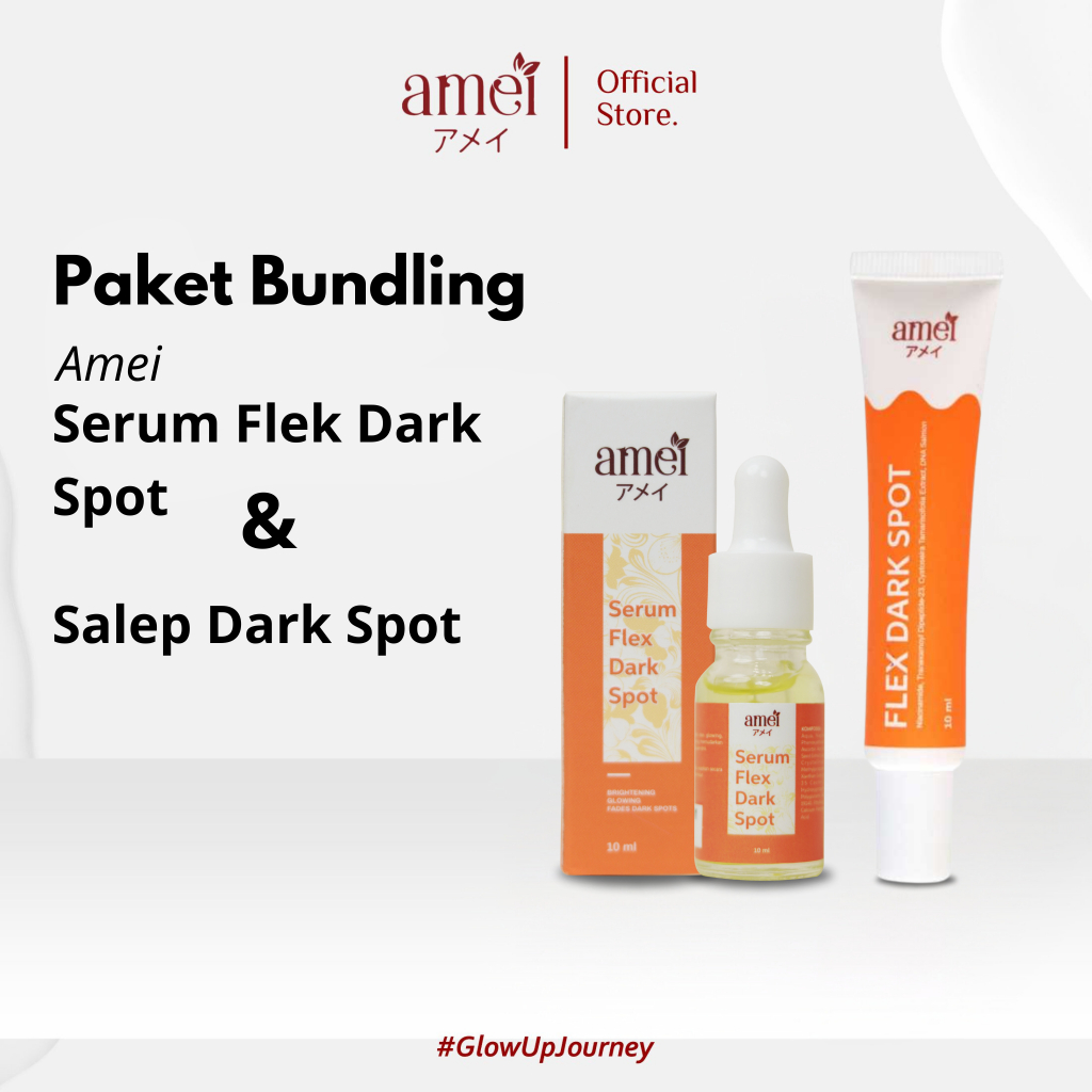 Amei Paket Bundling Serum Dark Spot Flek Hitam Dan Salep Flek Hitam Membandel Penghilang Flek Hitam 