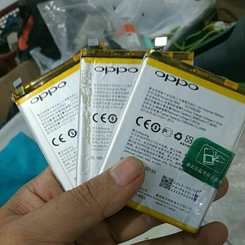 baterai bekas ori Oppo a83 blp649