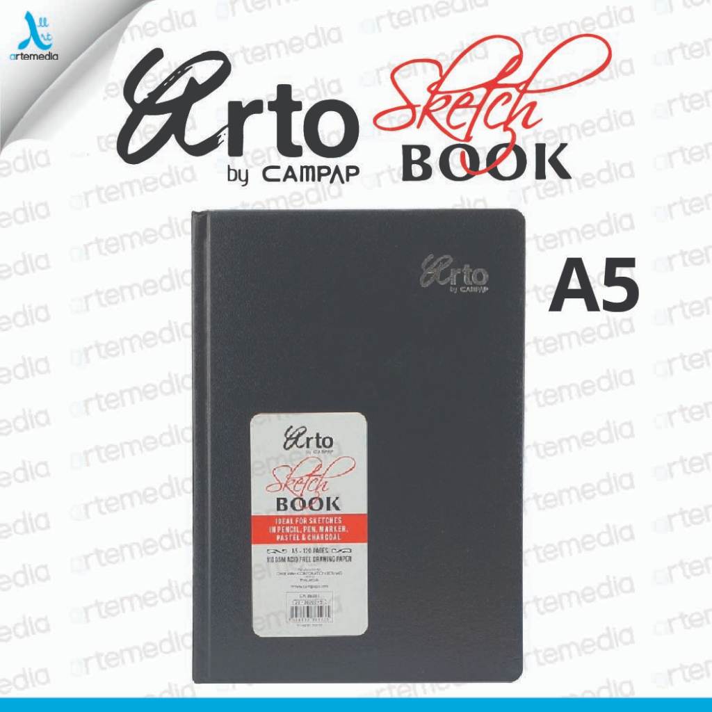 

Sketchbook Arto A5 Hard Cover Buku Sketsa