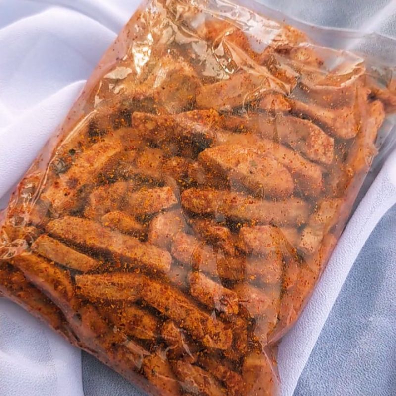 

basreng pedas daun jeruk 250gr | baso goreng