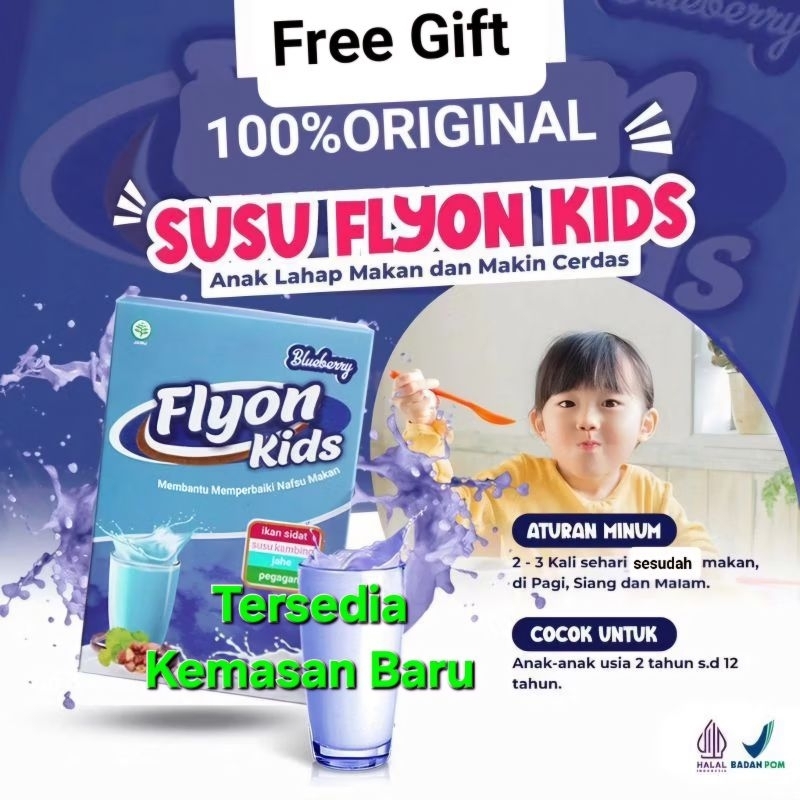 

Susu FLYON KIDS Untuk Meningkatkan Nafsu Makan Dan Berat Badan Anak