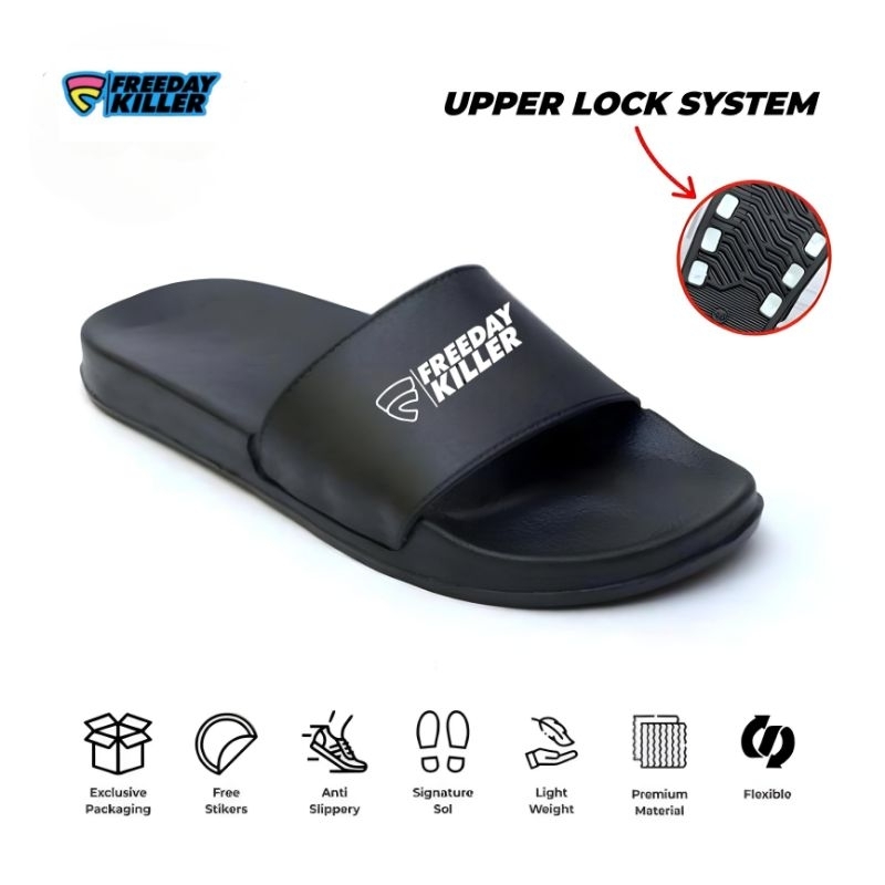 Sandal Slop Pria Wanita Original Sandal Santai Anti Slip Tahan Air Size36_44 Freeday Killer