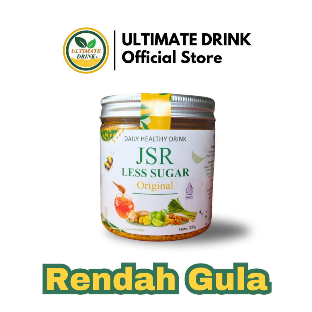 

ULTIMATE DRINK - JSR Less Sugar 200 gr Serbuk Minuman Kunyit Minuman Herbal