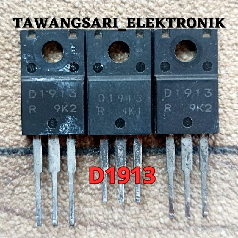 TRANSISTOR D1913 BODI KECIL ORIGINAL TR D 1913 ORI CABUTAN