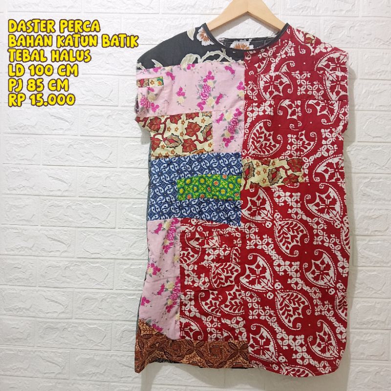 Daster Perca Jumbo Kekinian LD 105 LD 140 Panjang 120 cm – Daster Busui Friendly, Adem & Nyaman Dipa