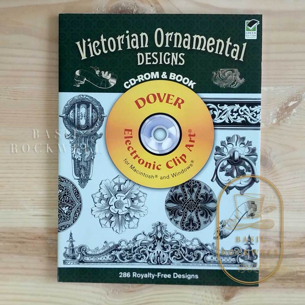 Victorian Ornamental Designs Dover Publications Buku Inspirasi Dekorasi Ornamen