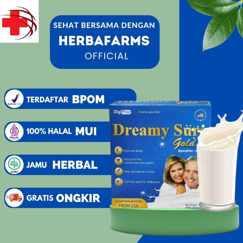 

DREAMY SURE GOLD IMPOR SUSU UNTUK INSOMNIA & GANGGUAN TIDUR