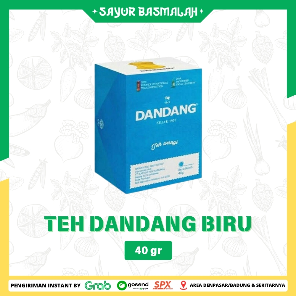 

Teh Dandang Biru 40gr - Sayur Basmalah