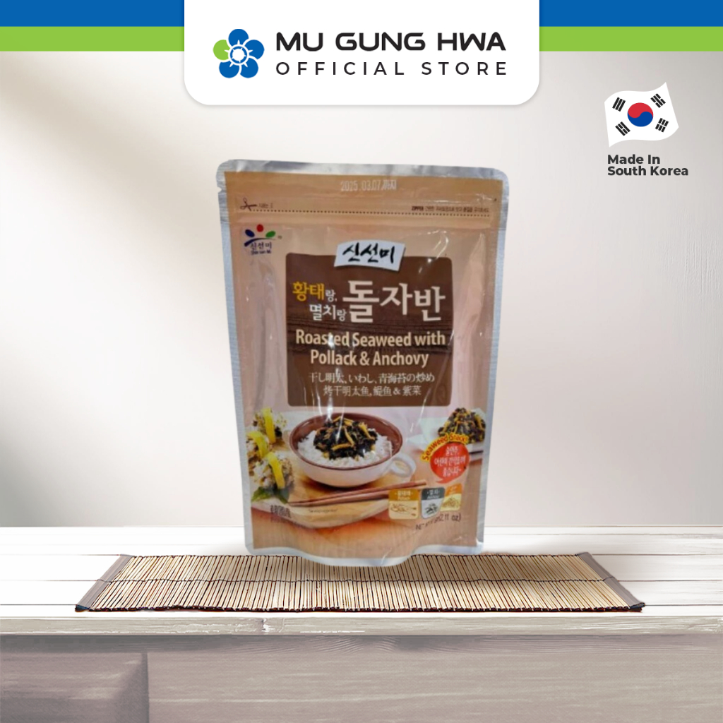 

Shinsunmi Roasted Seaweed With Pollack & Anchovy - 60g