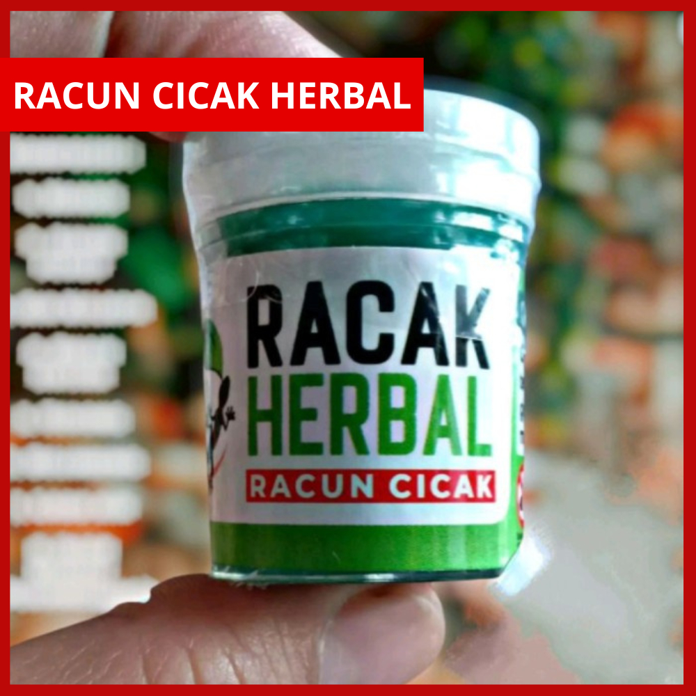 Racun Cicak Ampuh - Racak Herbal - Racun Cicak Herbal Original Aman - Obat Pembasmi Cicak
