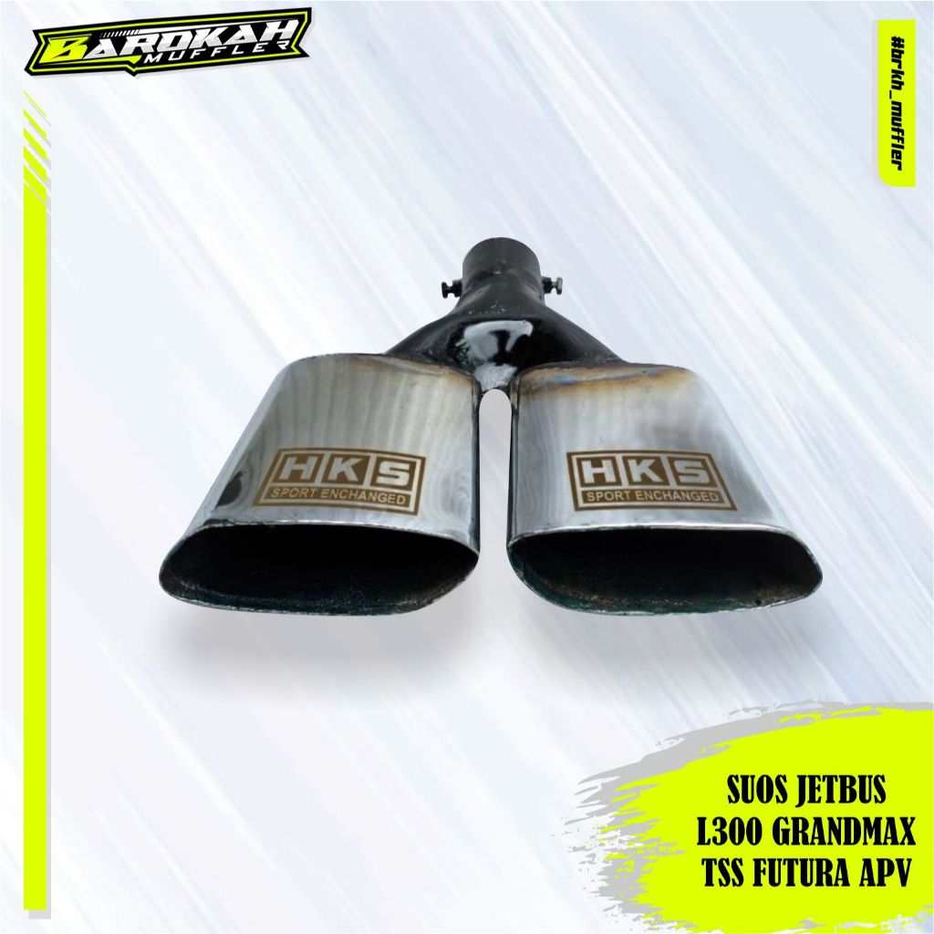 Knalpot suos jetbus tinggal baud for L300, grandmax, tss, futura, apv