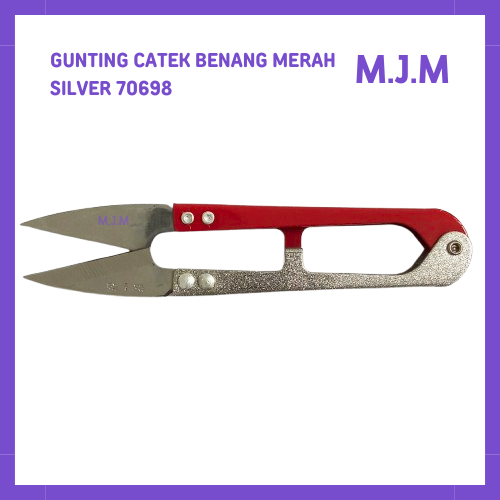 

Gunting Catek Potong Benang Merah Putih/Gunting Cekris/M.J.M-70698