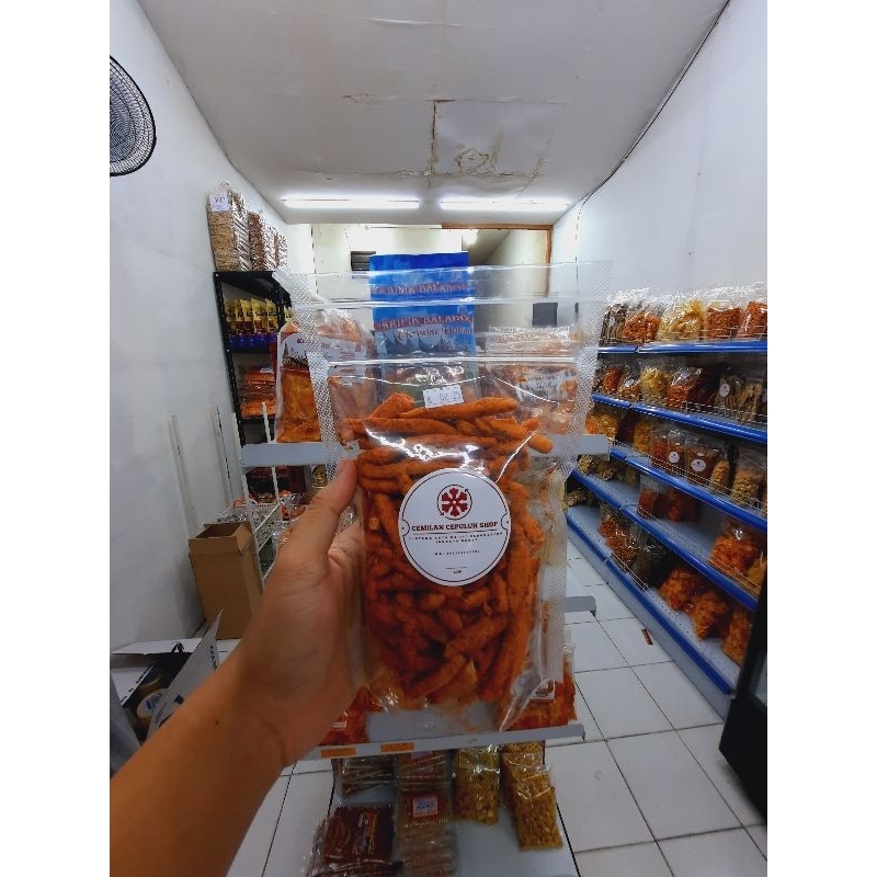 

Keripik Basreng Stik 200g / Bakso goreng stik 200g
