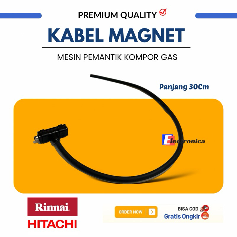 KABEL MAGNET MESIN PEMANTIK KOMPOR GAS RINNAI HITACHI / PALU KOMPOR UMUM