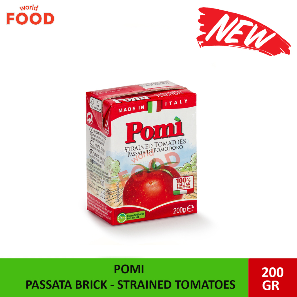 

POMI PASSATA BRICK - STRAINED TOMATOES 200GR