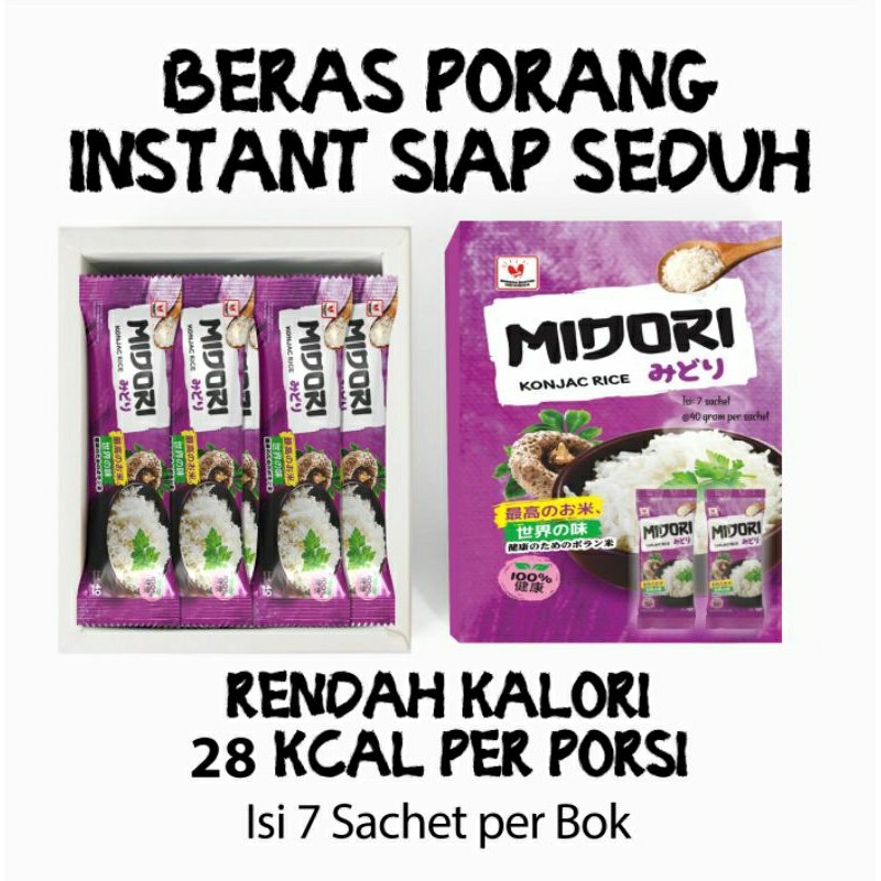 

1 box Midori Beras Porang isi 7 sacet