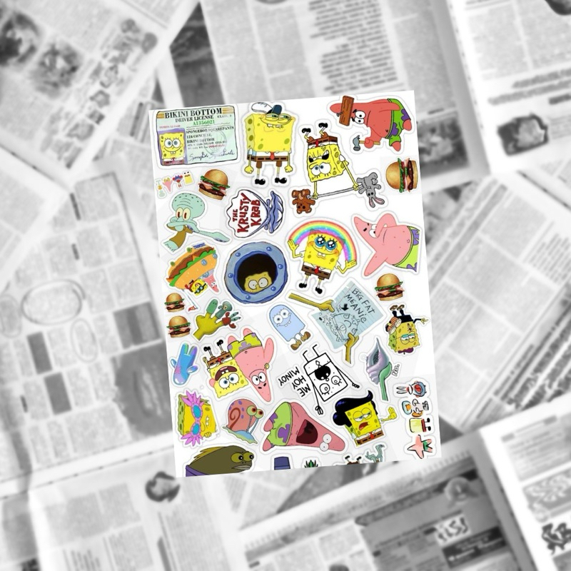 

Stiker Spongebob Kartun Murah Anti Air